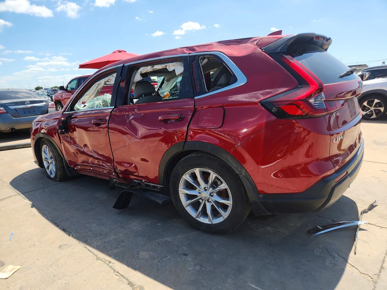 2024 Honda Cr-v Exl Бордовый vin: 5J6RS3H76RL007819
