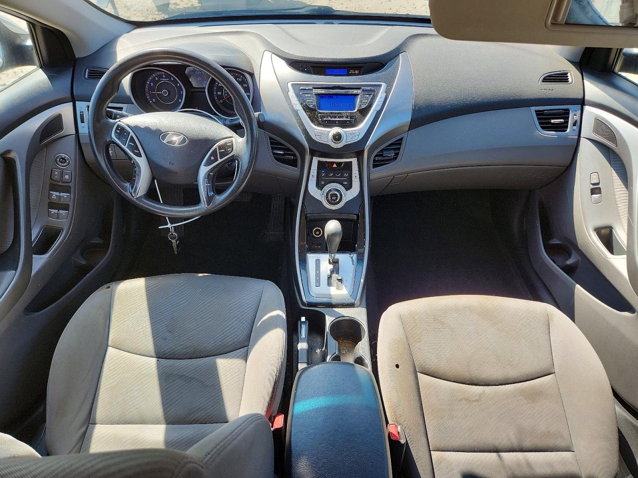 2012 Hyundai Elantra Gls Gray vin: KMHDH4AE0CU256790