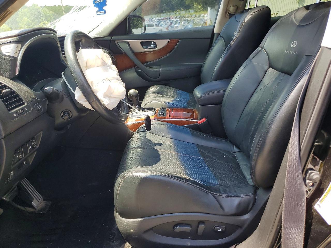 2012 Infiniti Fx35 Base Черный vin: JN8AS1MU9CM120608