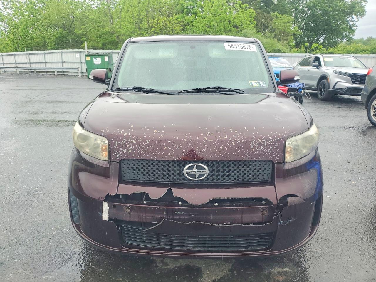 2010 Toyota Scion Xb Burgundy vin: JTLZE4FE1A1099883