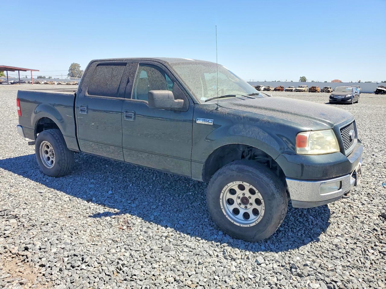 2004 Ford F150 Supercrew Green vin: 1FTPW14544KD41601