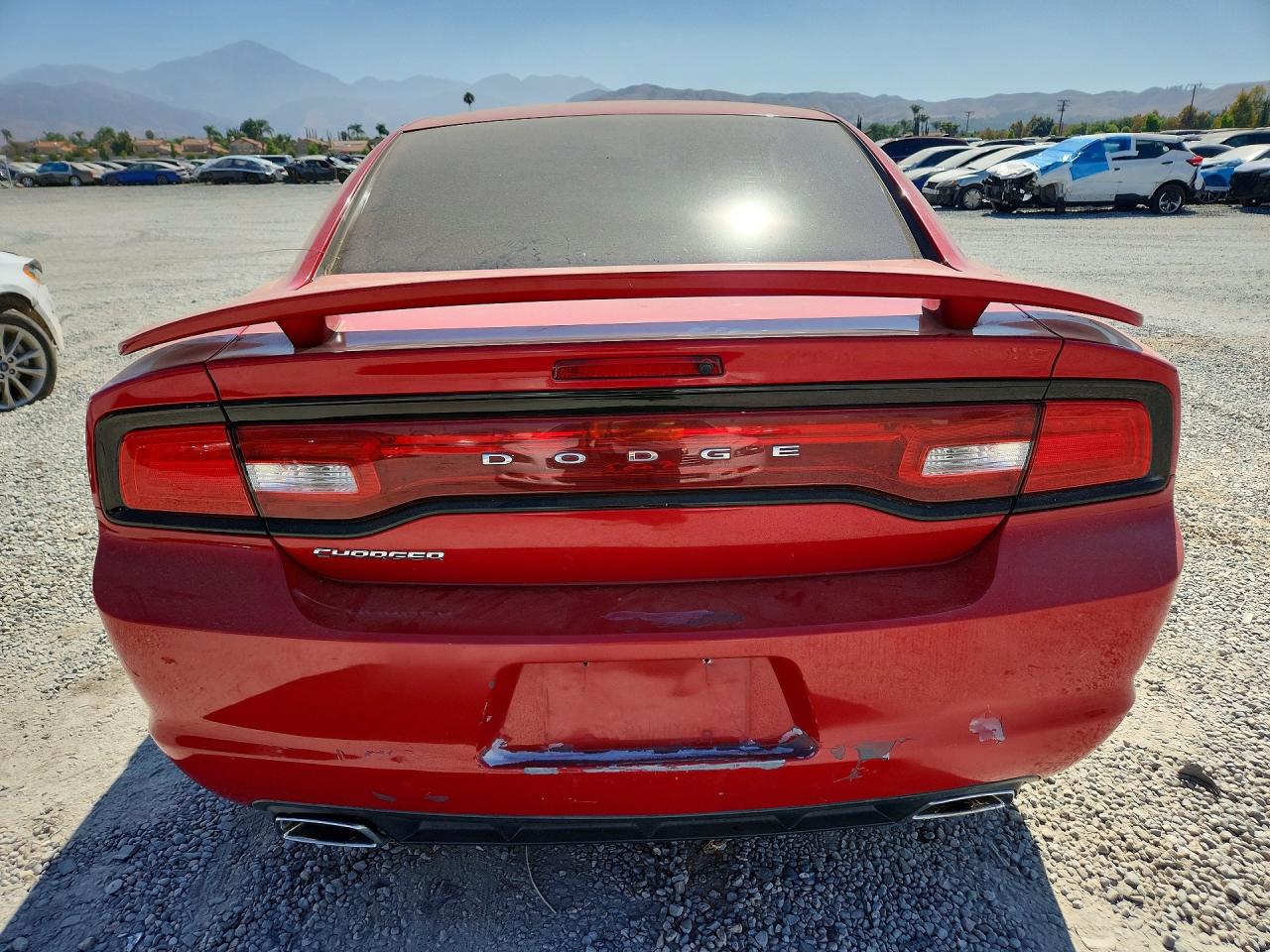 2013 Dodge Charger Se Red vin: 2C3CDXBG1DH601413