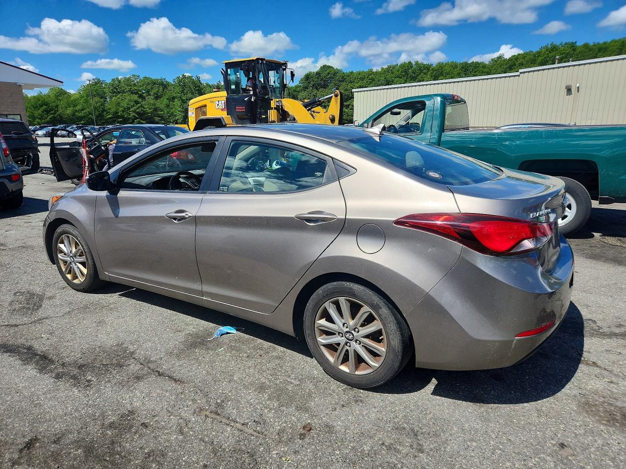 2015 Hyundai Elantra Se Gray vin: 5NPDH4AE3FH642168