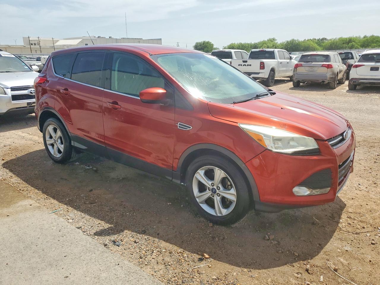 2014 Ford Escape Se Orange vin: 1FMCU0GX7EUD57885
