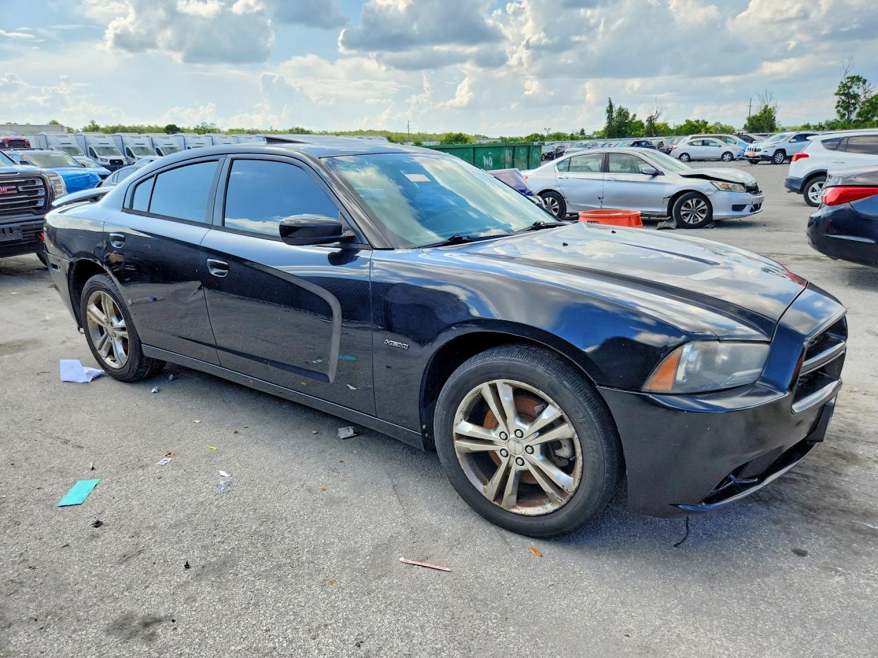 2014 Dodge Charger R/t Black vin: 2C3CDXDT4EH145967