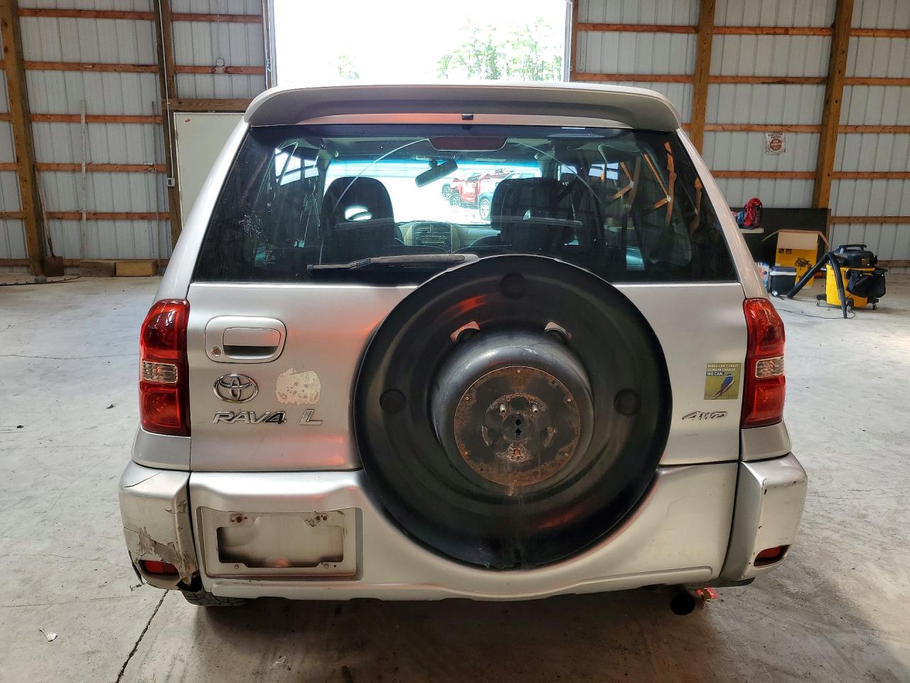 2004 Toyota Rav4 Base Silver vin: JTEHD20V246001227