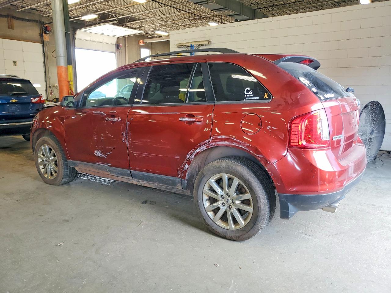 2014 Ford Edge Sel Red vin: 2FMDK3JC6EBB62612
