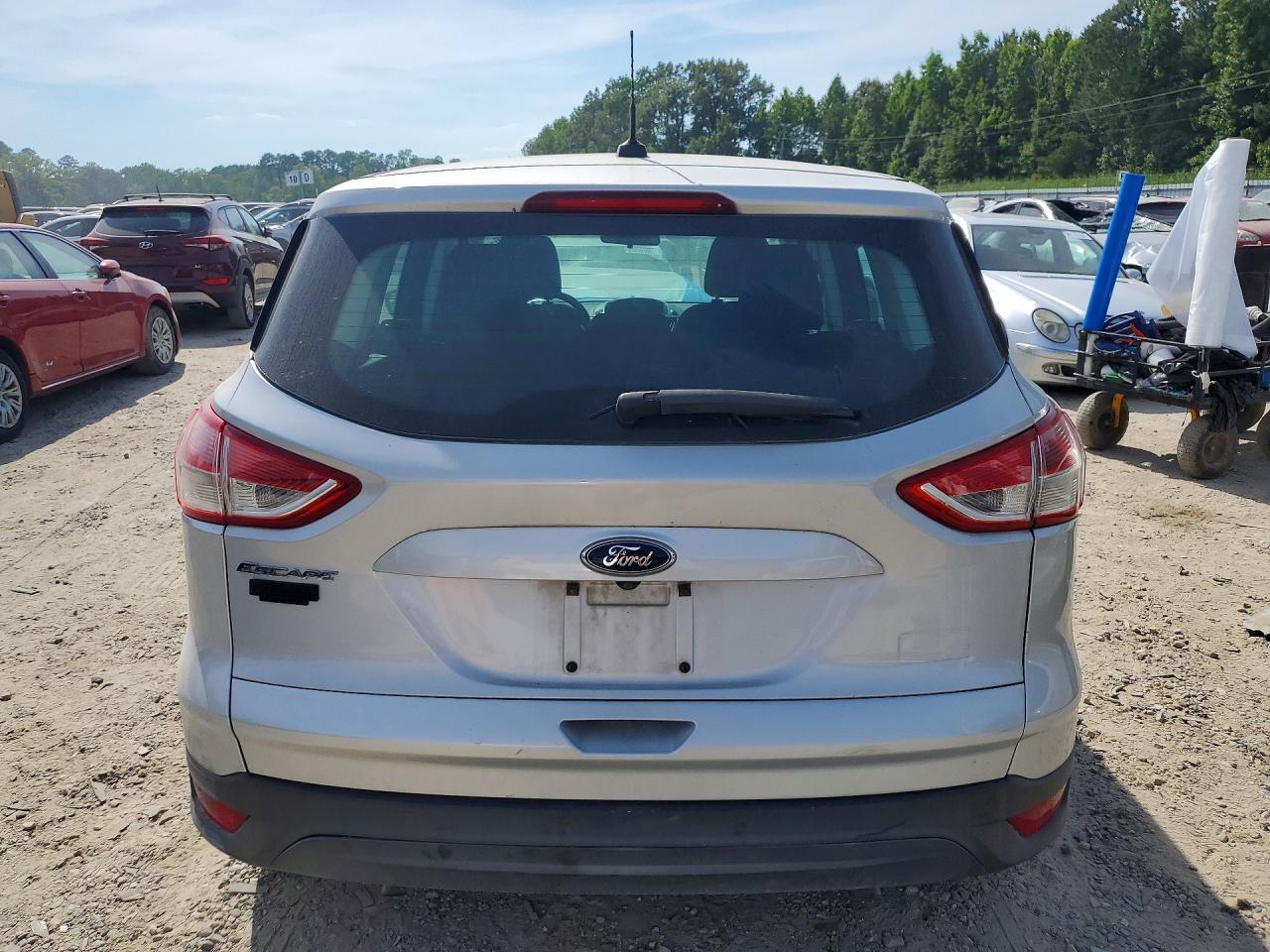 2016 Ford Escape S Silver vin: 1FMCU0F79GUB67445
