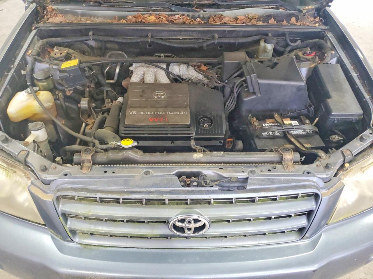 2003 Toyota Highlander Limited Синий vin: JTEGF21A130117151
