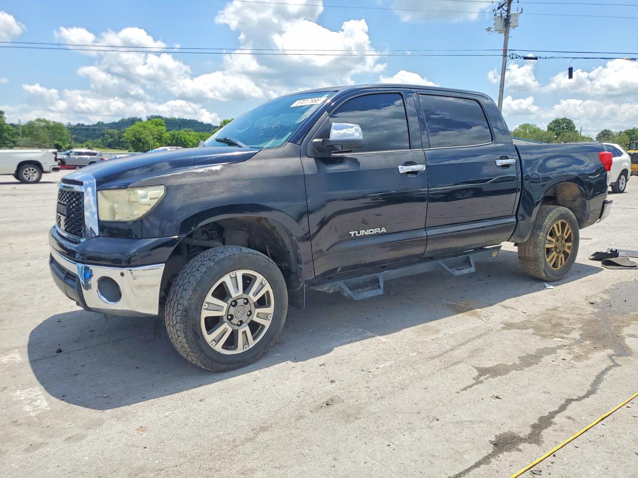 2012 Toyota Tundra Crewmax Limited Black vin: 5TFHW5F16CX270165