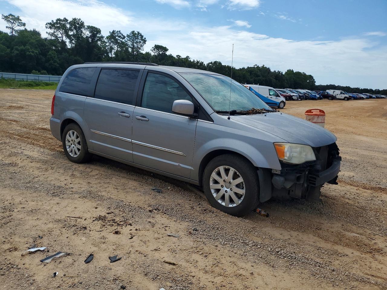 2014 Chrysler Town & Country Touring Gray vin: 2C4RC1BGXER444210