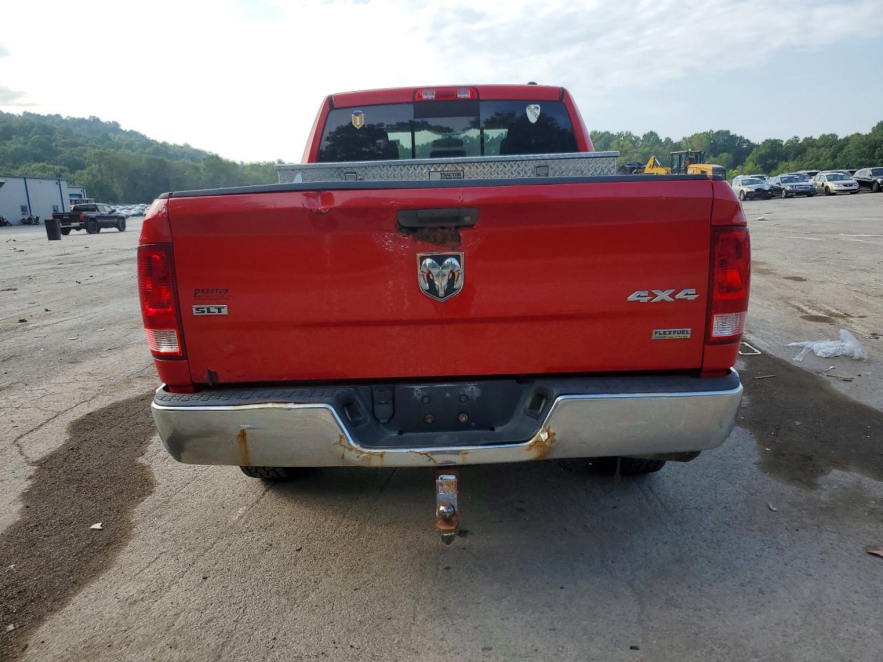 2012 Dodge Ram 1500 Slt Red vin: 1C6RD7GP7CS130610