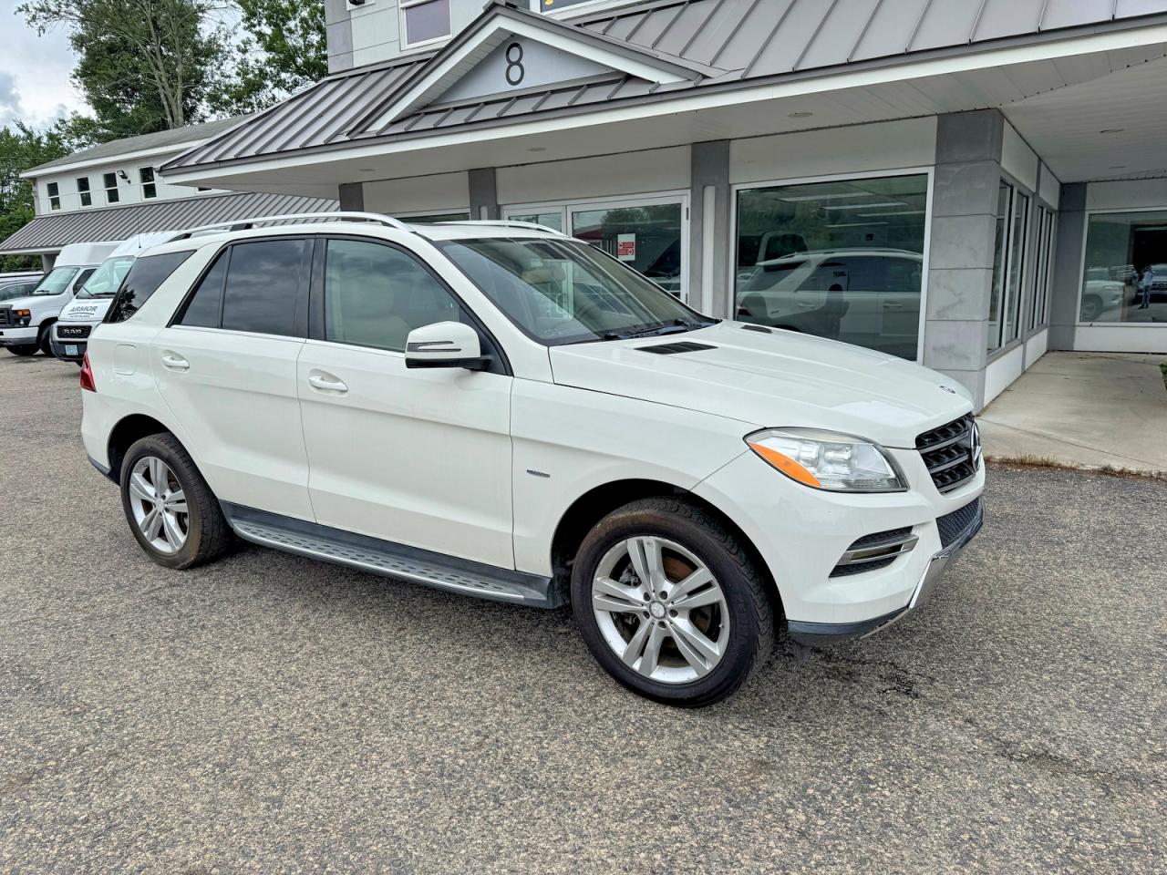 2012 Mercedes-benz Ml 350 4matic White vin: 4JGDA5HB4CA053991