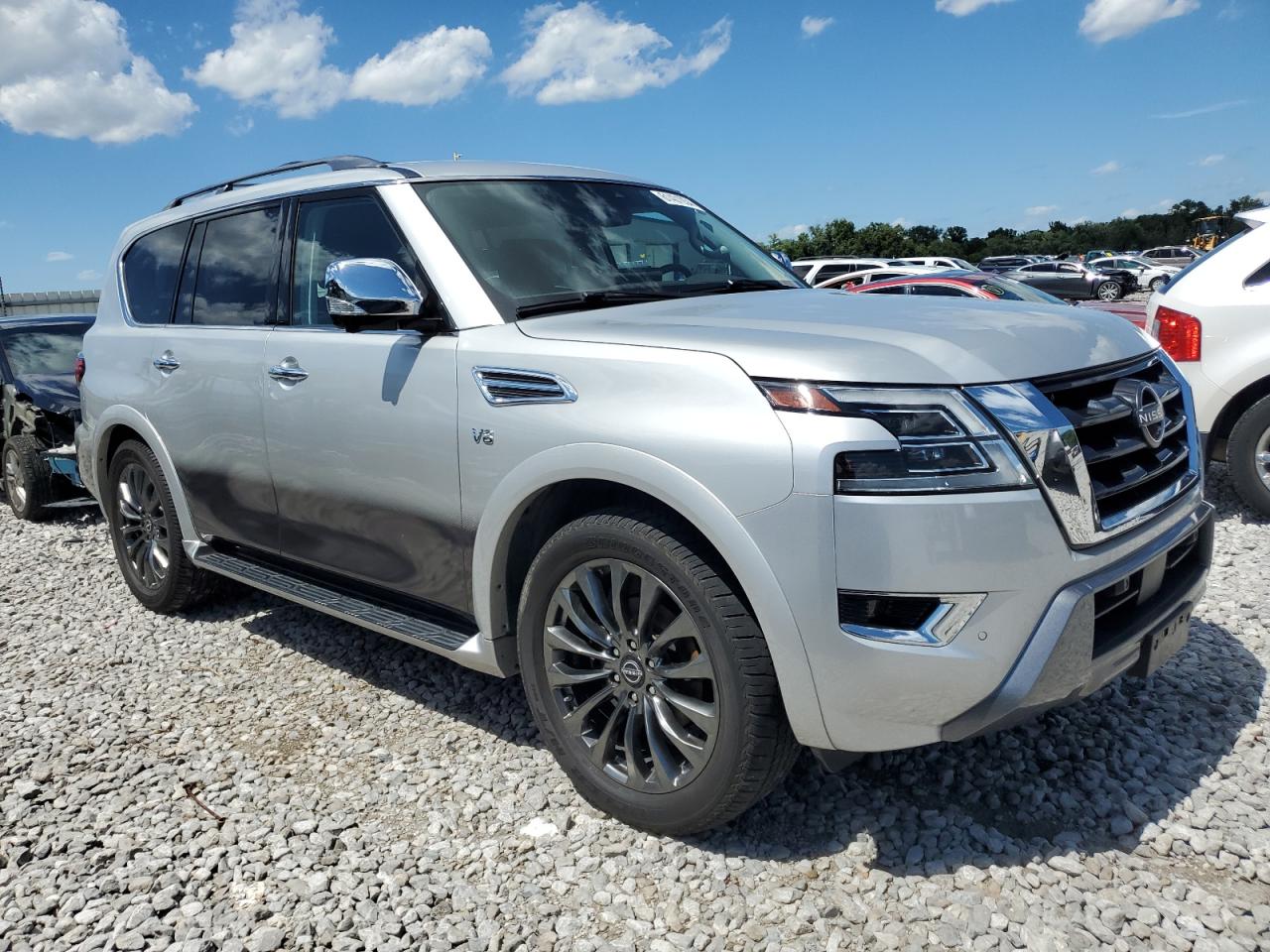 2021 Nissan Armada Platinum Silver vin: JN8AY2DB5M9791328