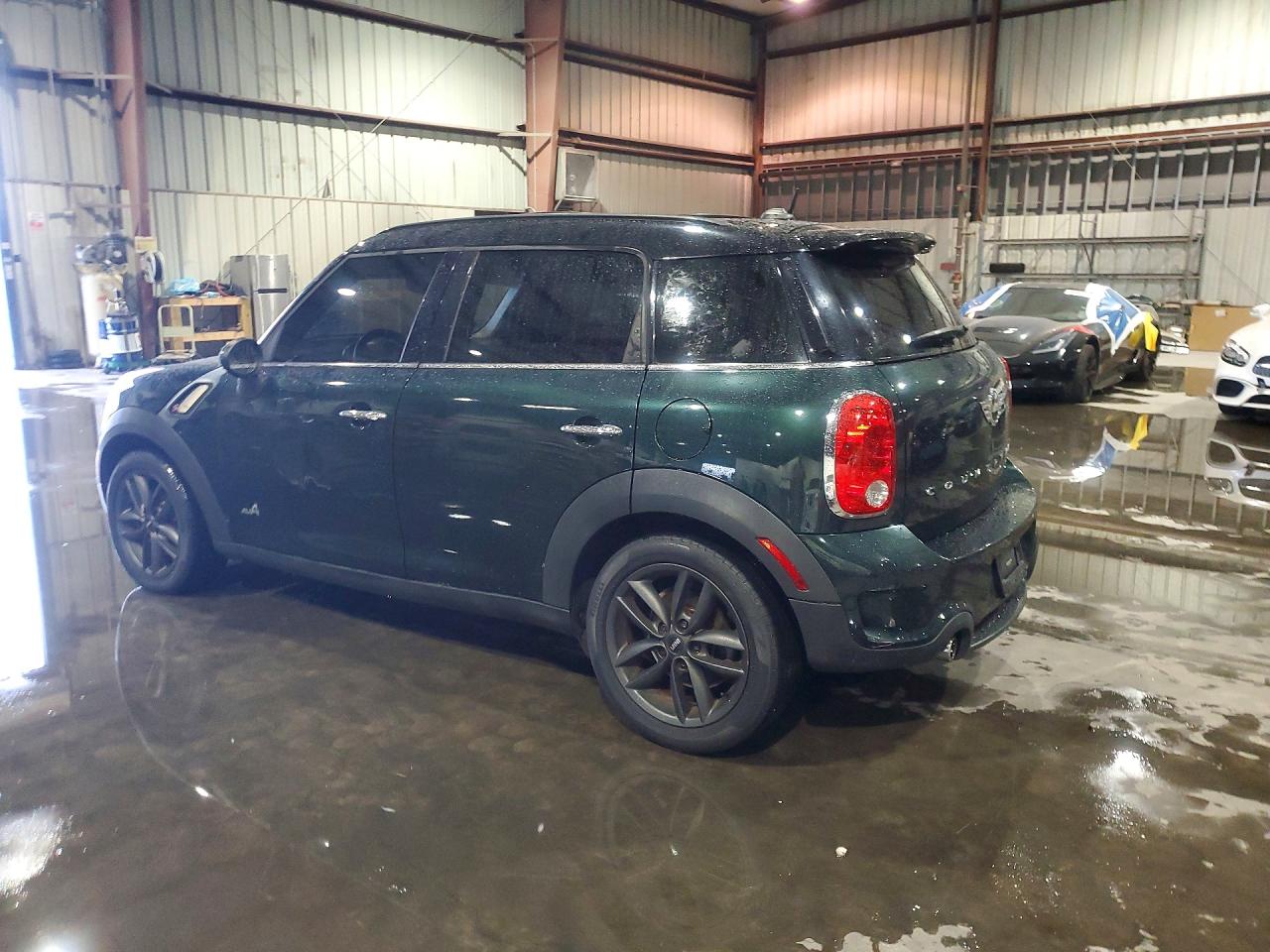 2014 Mini Cooper S Countryman Green vin: WMWZC5C5XEWM17582