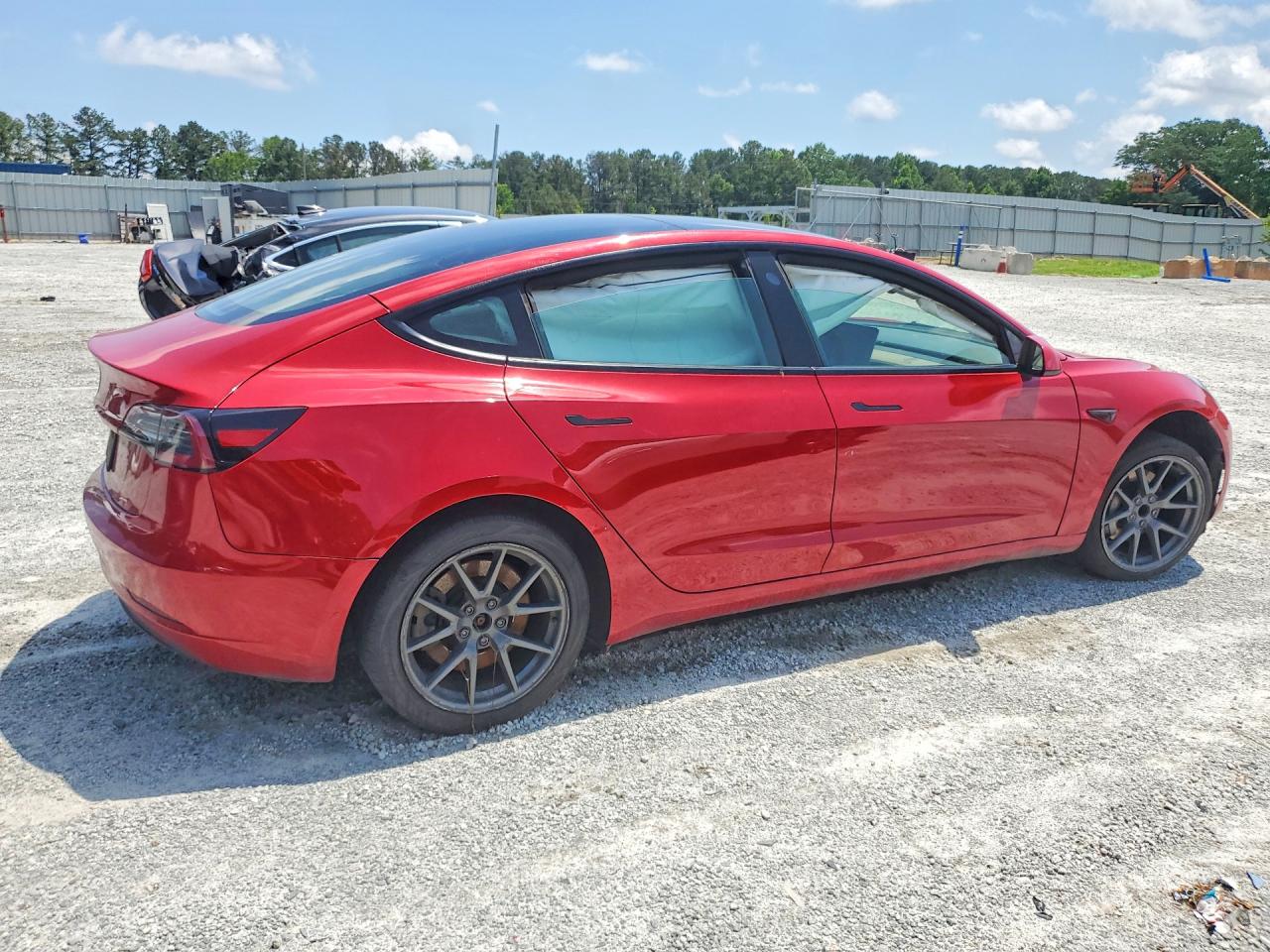 2023 Tesla Model 3 Красный vin: 5YJ3E1EA3PF453899