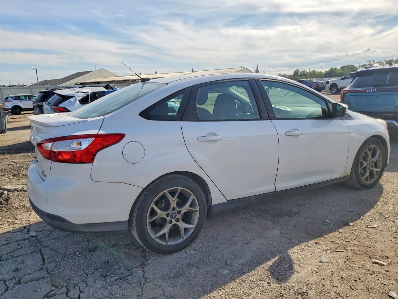2013 Ford Focus Se White vin: 1FADP3F25DL287255