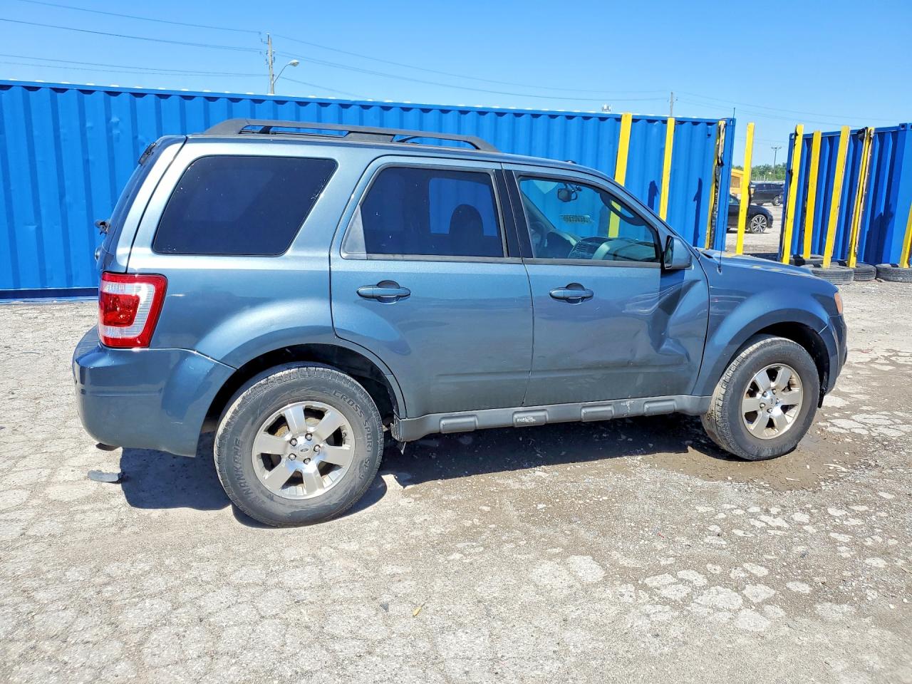 2012 Ford Escape Limited Blue vin: 1FMCU0E74CKB63360