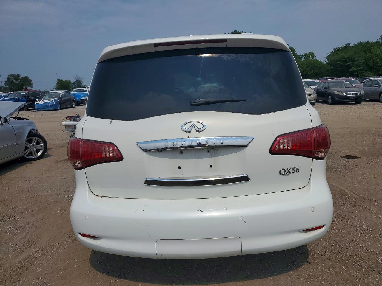 2012 Infiniti Qx56 Base Белый vin: JN8AZ2NE2C9022130
