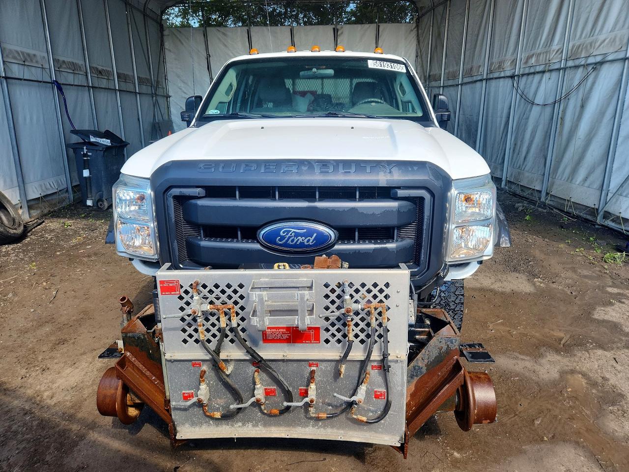 2012 Ford F350 Super Duty White vin: 1FDWW3FT2CEC27821