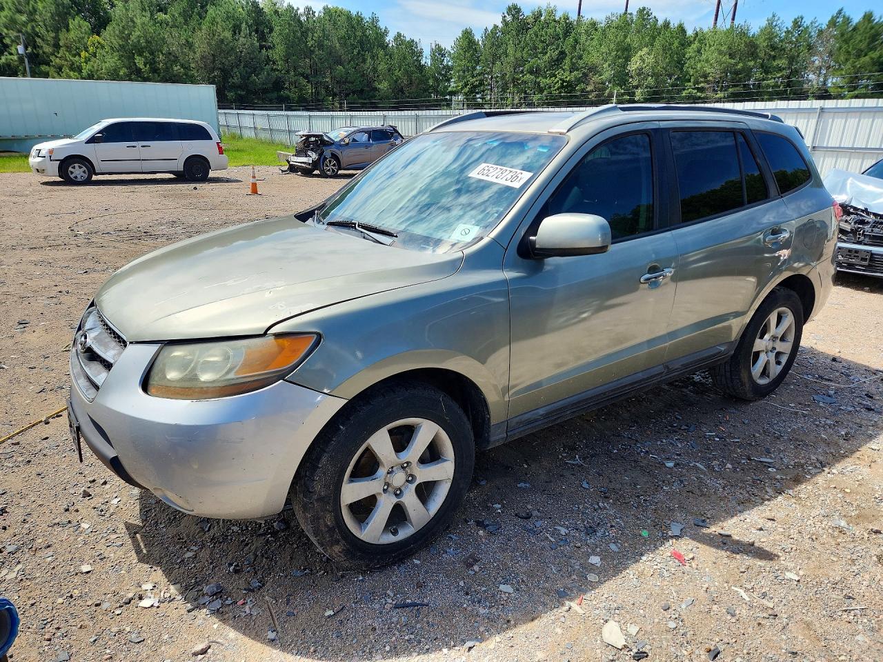 2008 Hyundai Santa Fe Se Gray vin: 5NMSH73E78H144559
