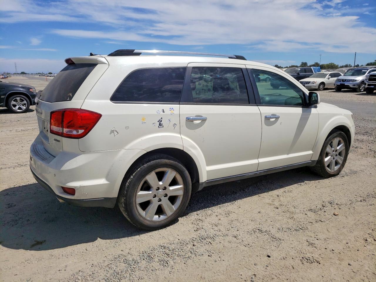 2012 Dodge Journey Crew White vin: 3C4PDDDG5CT283634
