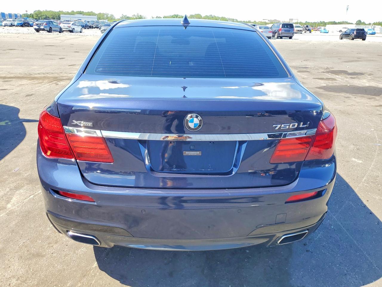2014 Bmw 750 Lxi Blue vin: WBAYF8C59ED141850