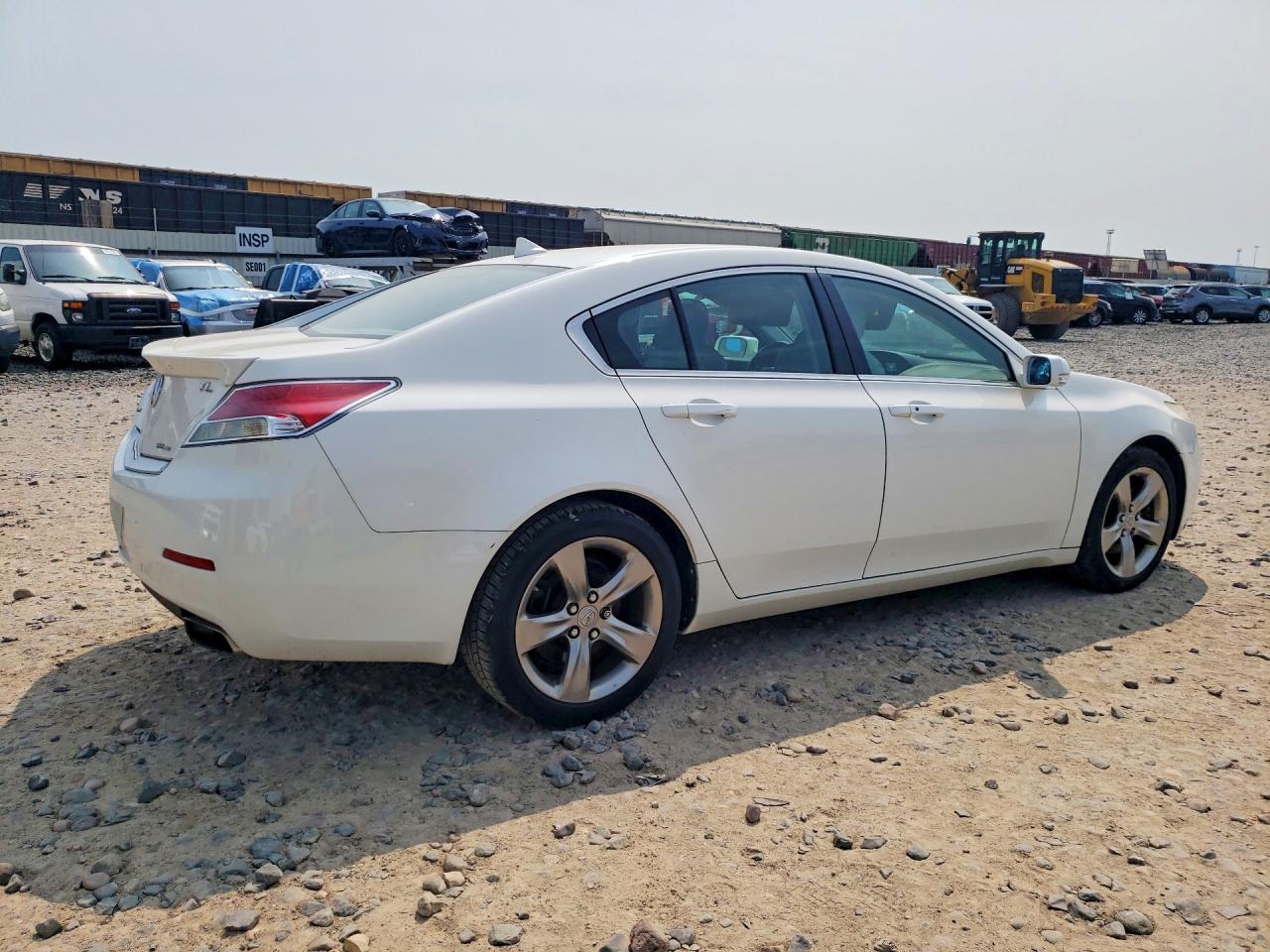 2012 Acura Tl White vin: 19UUA9F58CA001967