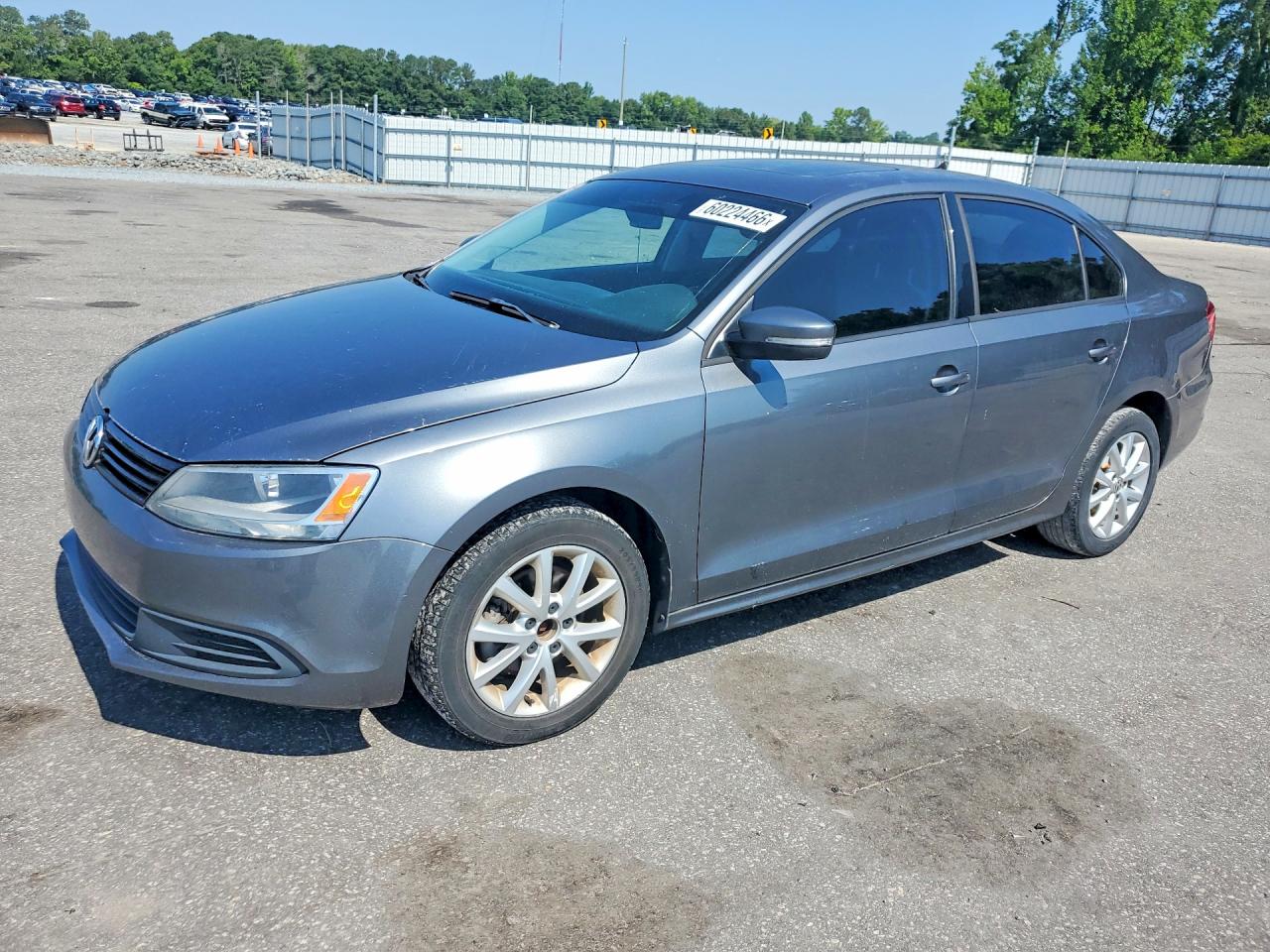 2012 Volkswagen Jetta Se Gray vin: 3VWDP7AJ4CM007738