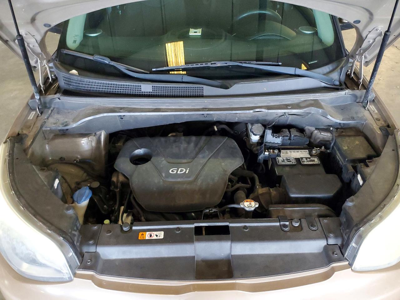 2014 Kia Soul Base Brown vin: KNDJN2A21E7033492
