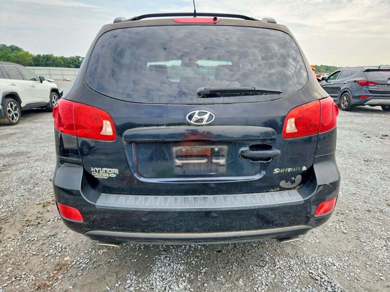 2007 Hyundai Santa Fe Gls Black vin: KM8SG13D67U096482