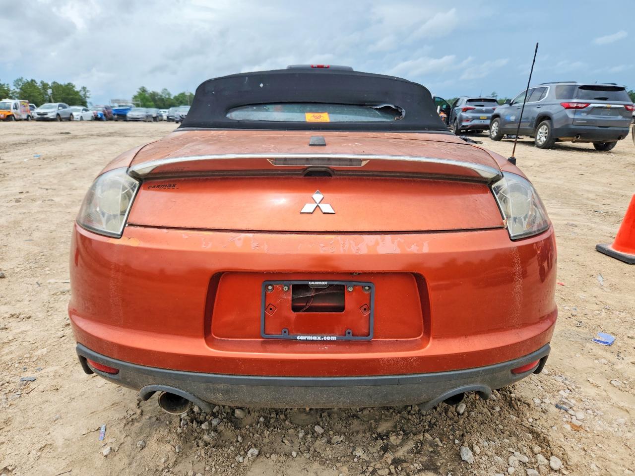 2012 Mitsubishi Eclipse Spyder Gs Orange vin: 4A37L5EFXCE005842