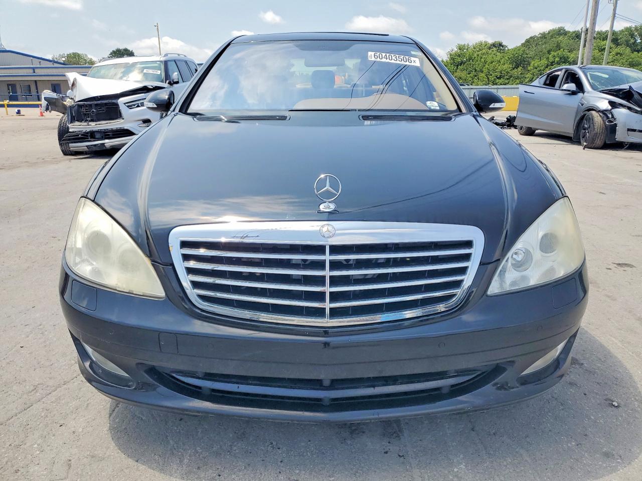 2008 Mercedes-benz S 550 Black vin: WDDNG71X38A211274
