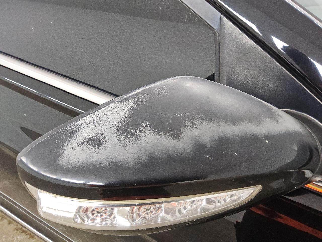 2015 Hyundai Sonata Hybrid Base Black vin: KMHEC4A48FA134792 Damage: Rf Mirror Cover, Peeling, > 12 Inches
