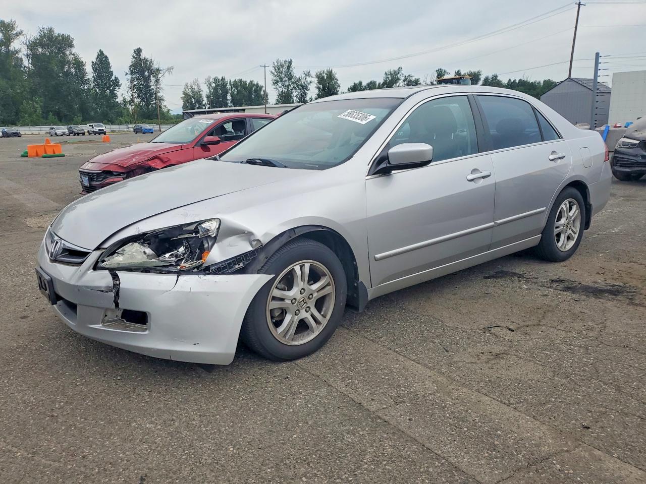 2006 Honda Accord Ex Silver vin: 1HGCM56816A058165