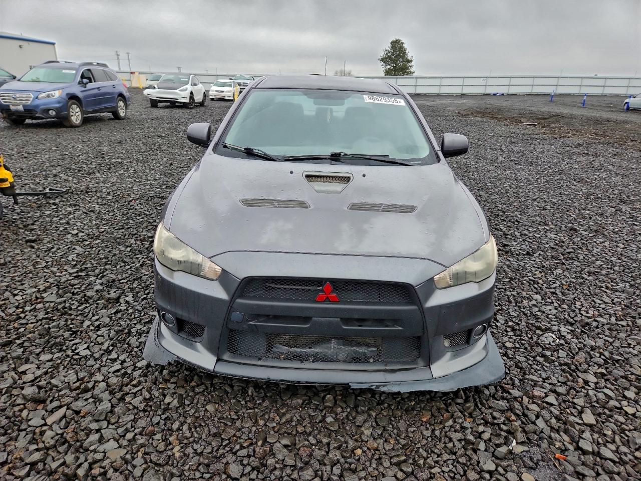 2008 Mitsubishi Lancer Evolution Mr Серый vin: JA3AW56V18U051495