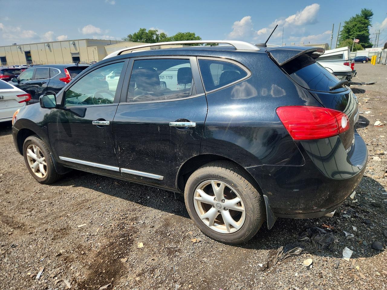 2011 Nissan Rogue S Черный vin: JN8AS5MV1BW668735