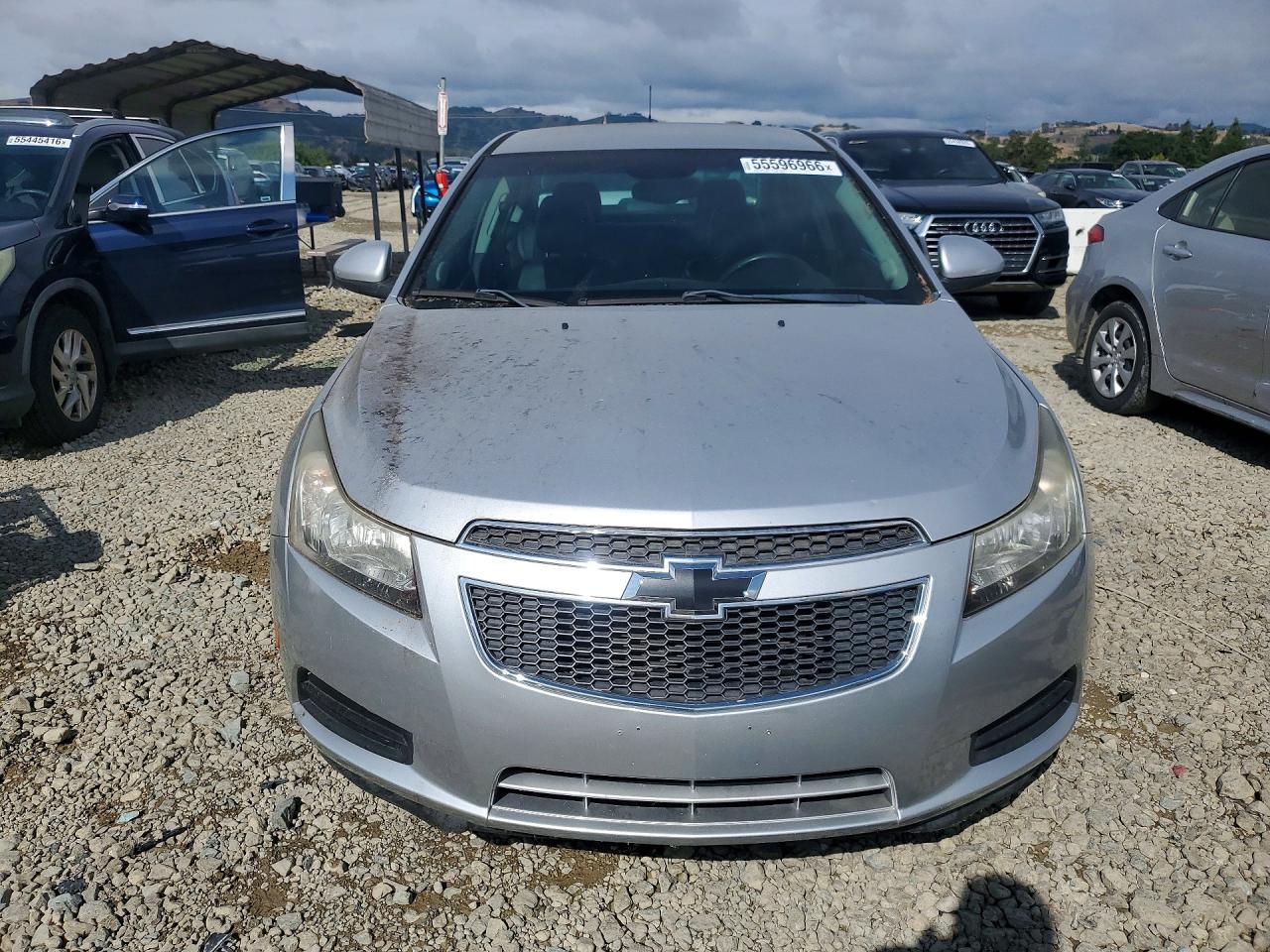 2014 Chevrolet Cruze Lt Gray vin: 1G1PE5SB5E7383288