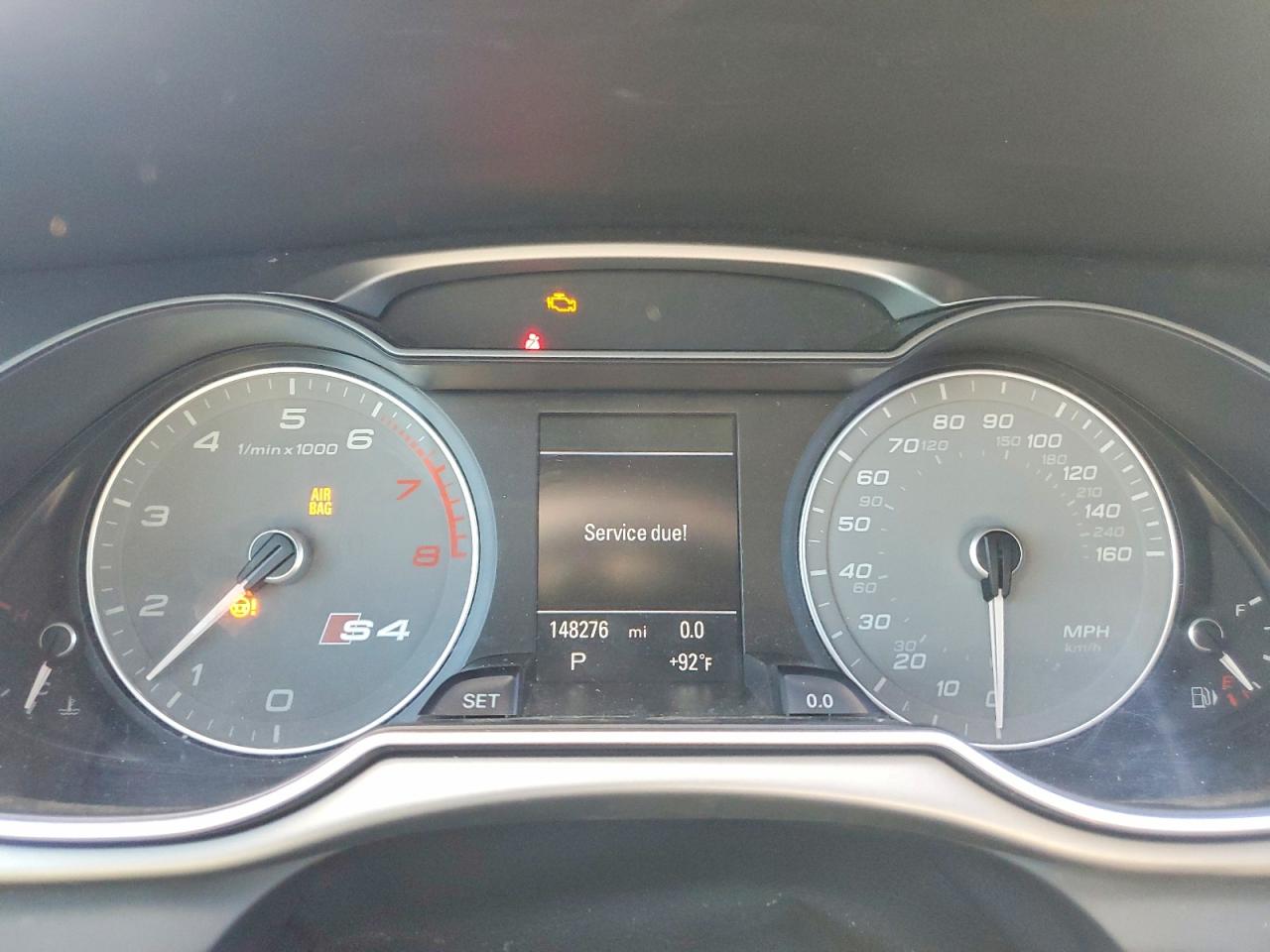 2013 Audi S4 Prestige Charcoal vin: WAUKGAFL1DA254325