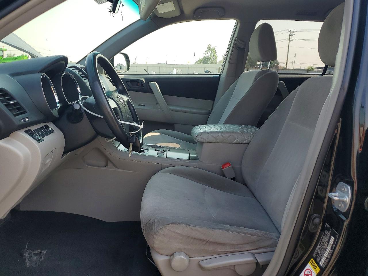 2012 Toyota Highlander Base Черный vin: 5TDZK3EH0CS068477