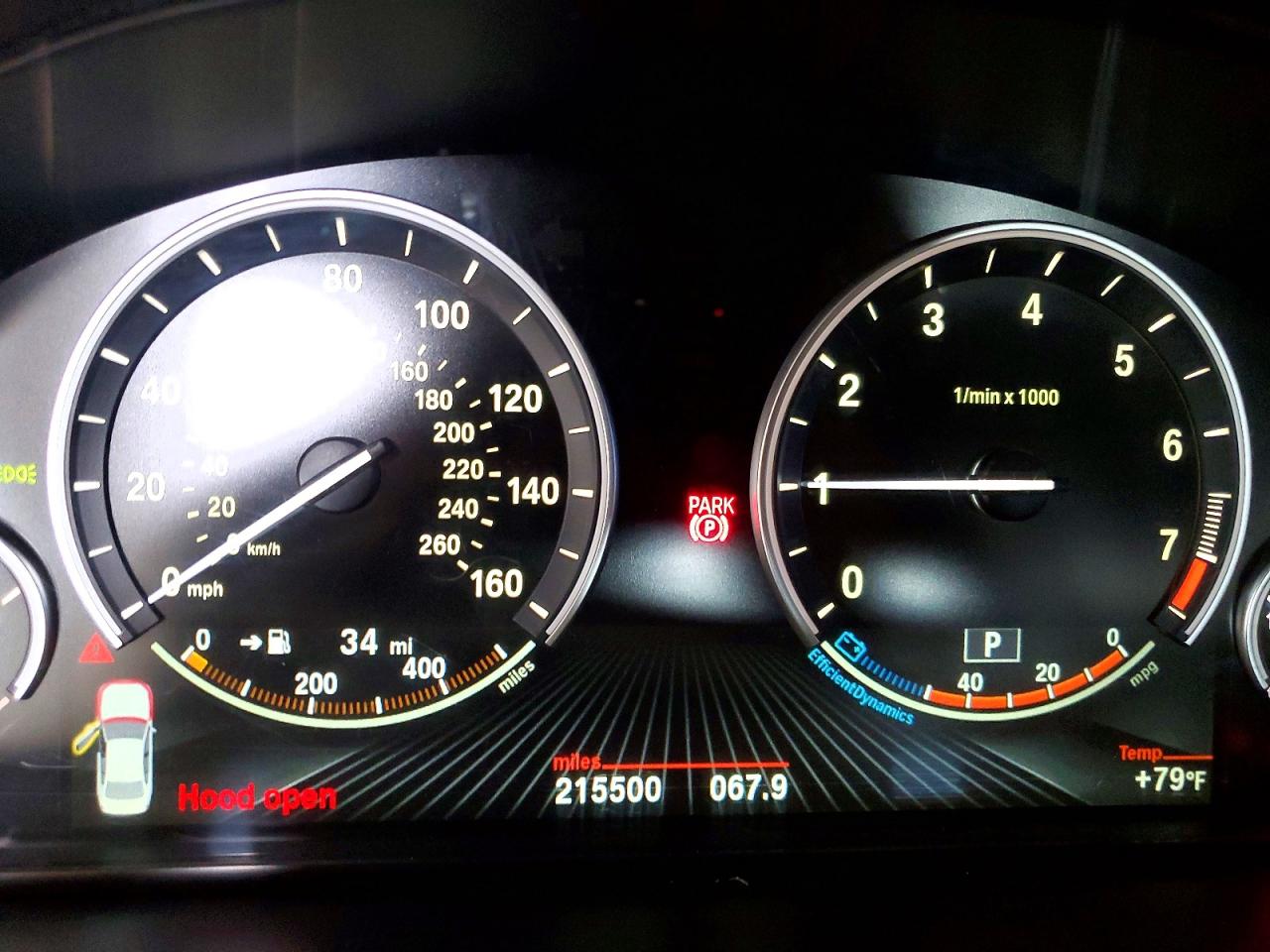 2015 Bmw 535 I Gray vin: WBA5B1C53FD919731