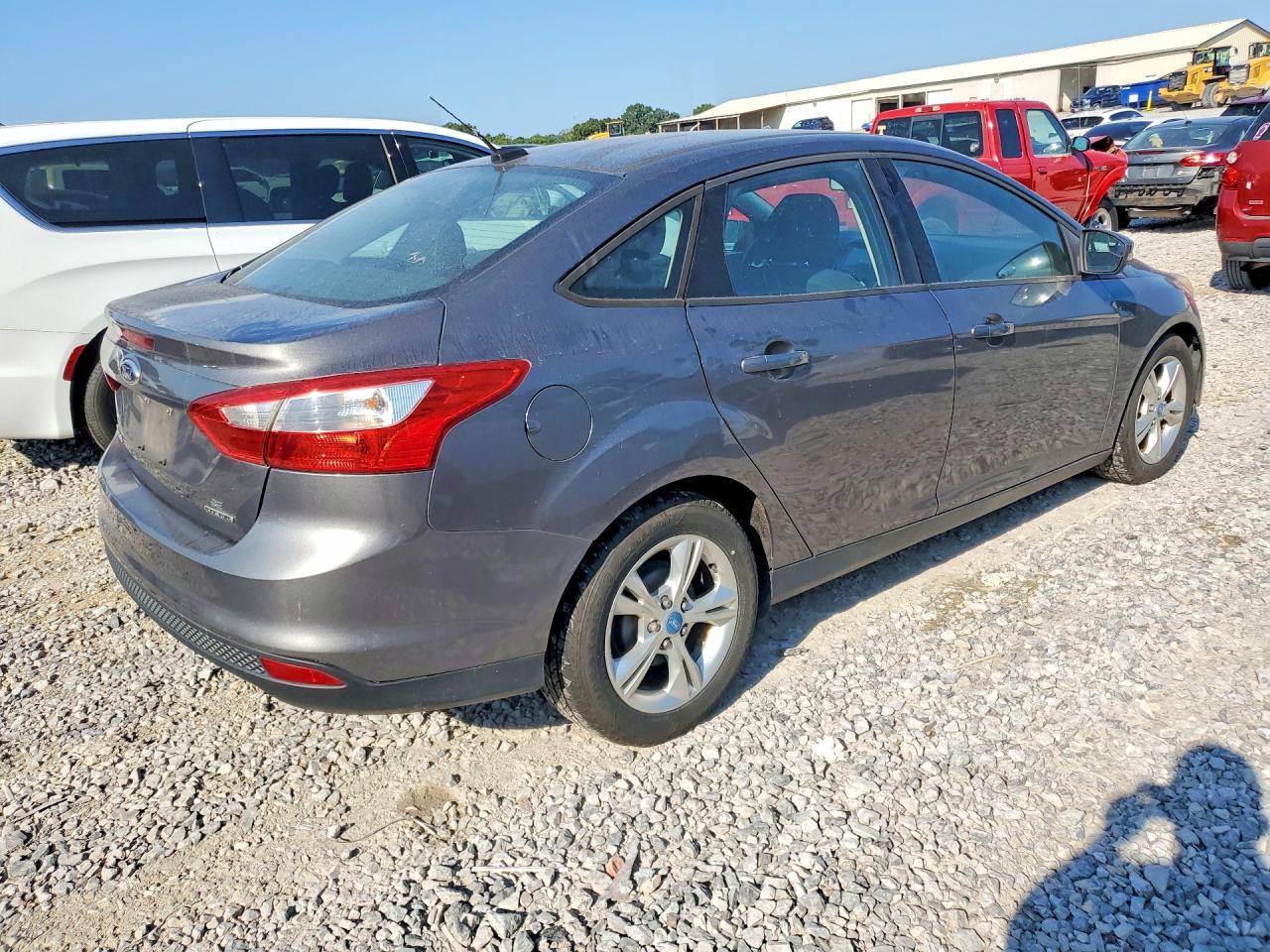 2013 Ford Focus Se Gray vin: 1FADP3F29DL188812