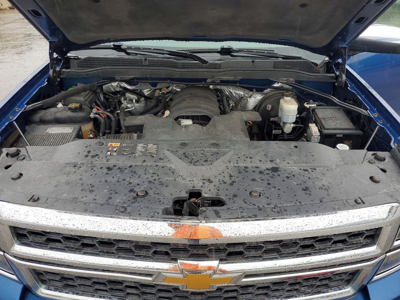 2015 Chevrolet Silverado K1500 Blue vin: 1GCVKPECXFZ273981