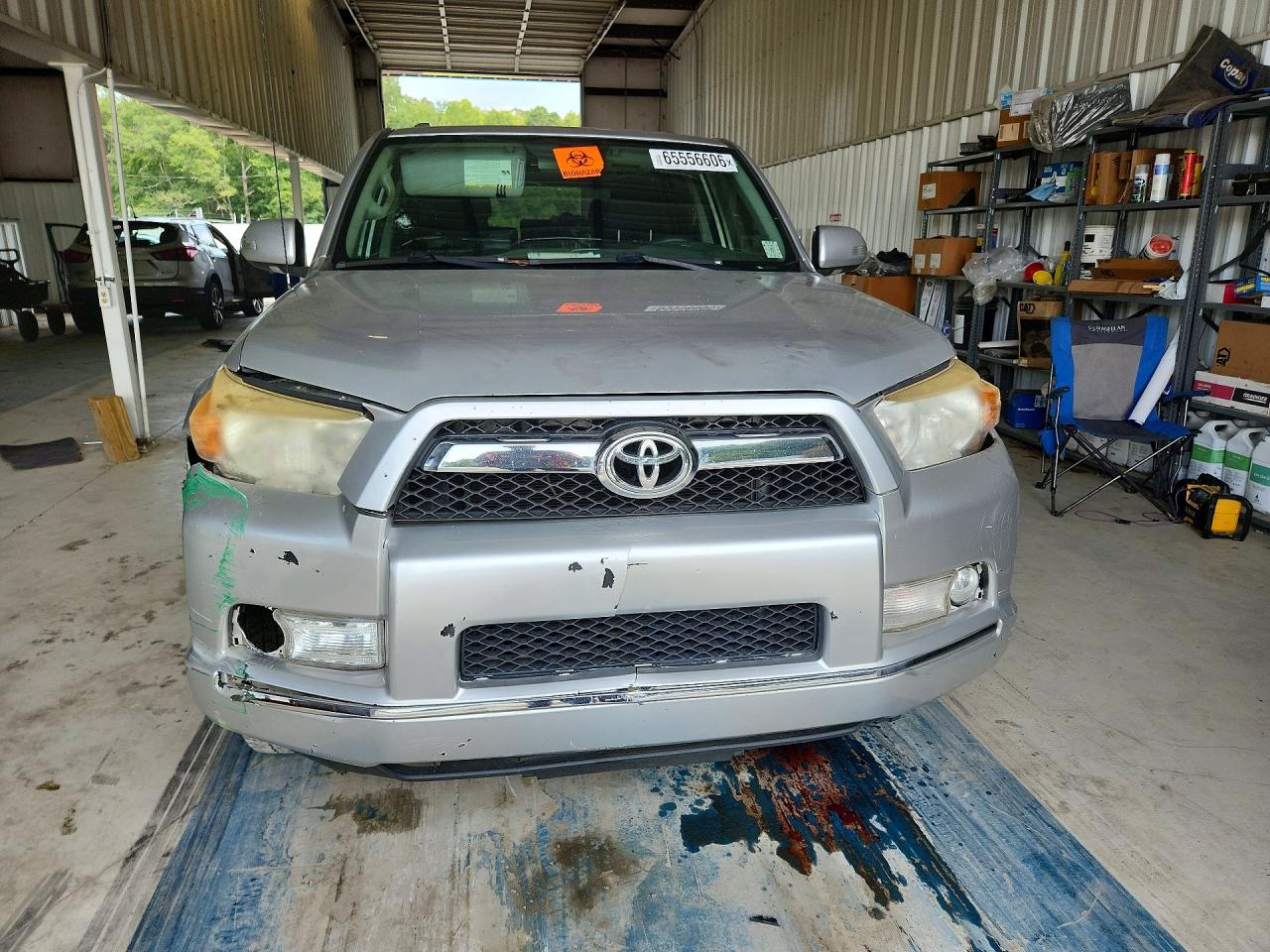 2013 Toyota 4runner Sr5 Silver vin: JTEZU5JR1D5050383