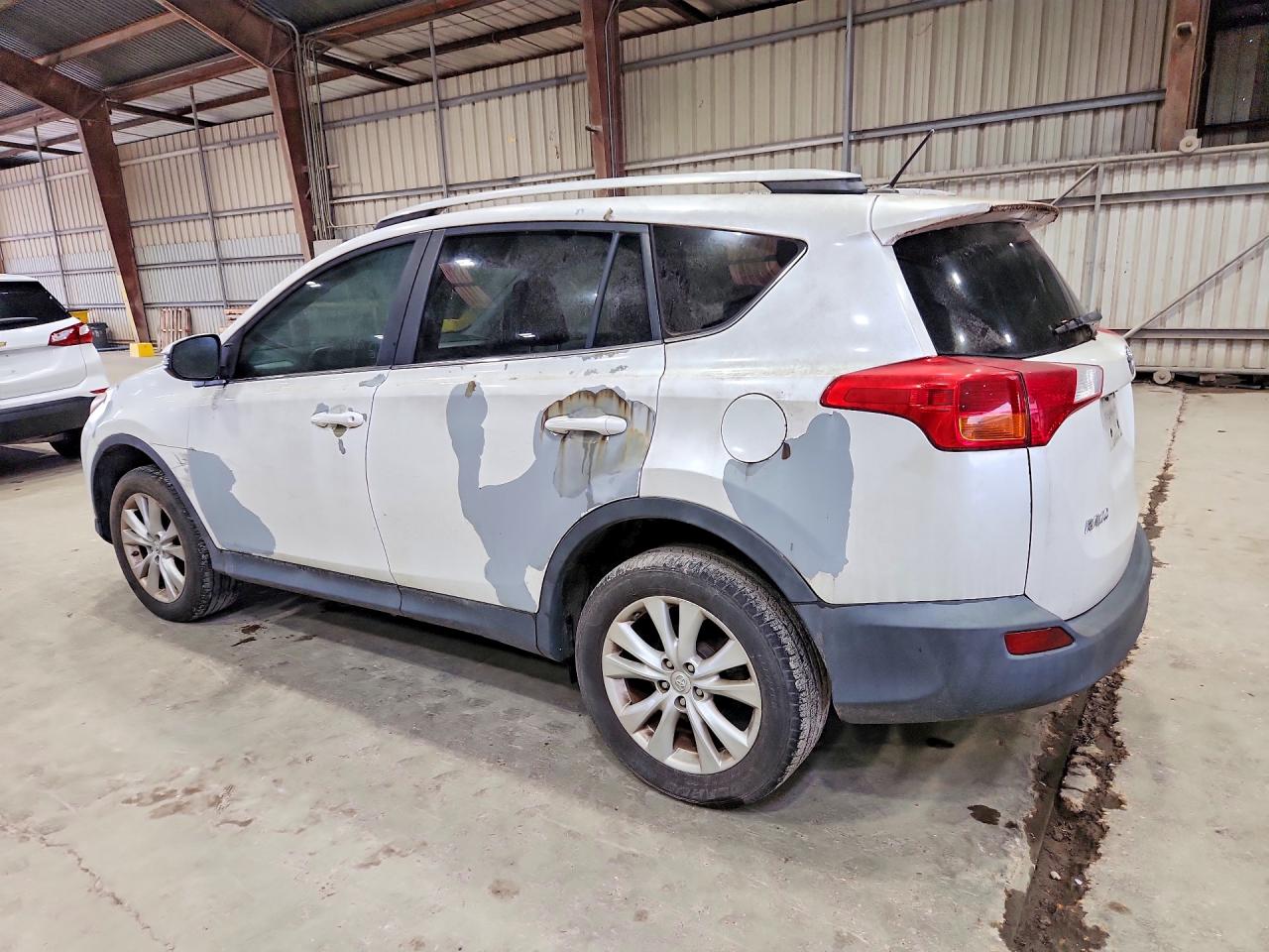 2013 Toyota Rav4 Limited White vin: 2T3YFREV4DW009179