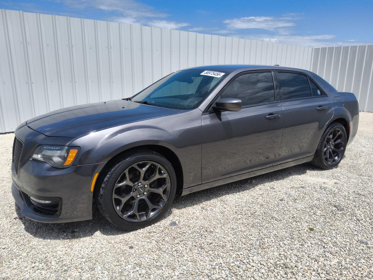 2019 Chrysler 300 S Gray vin: 2C3CCABG1KH654206 Damage: Left Front Tire, Worn, Replacement Required