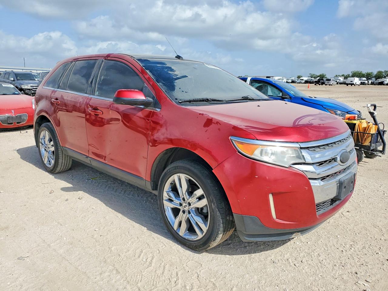2011 Ford Edge Se 4d Suv Fwd Red vin: 2FMDK3KC7BBB03370