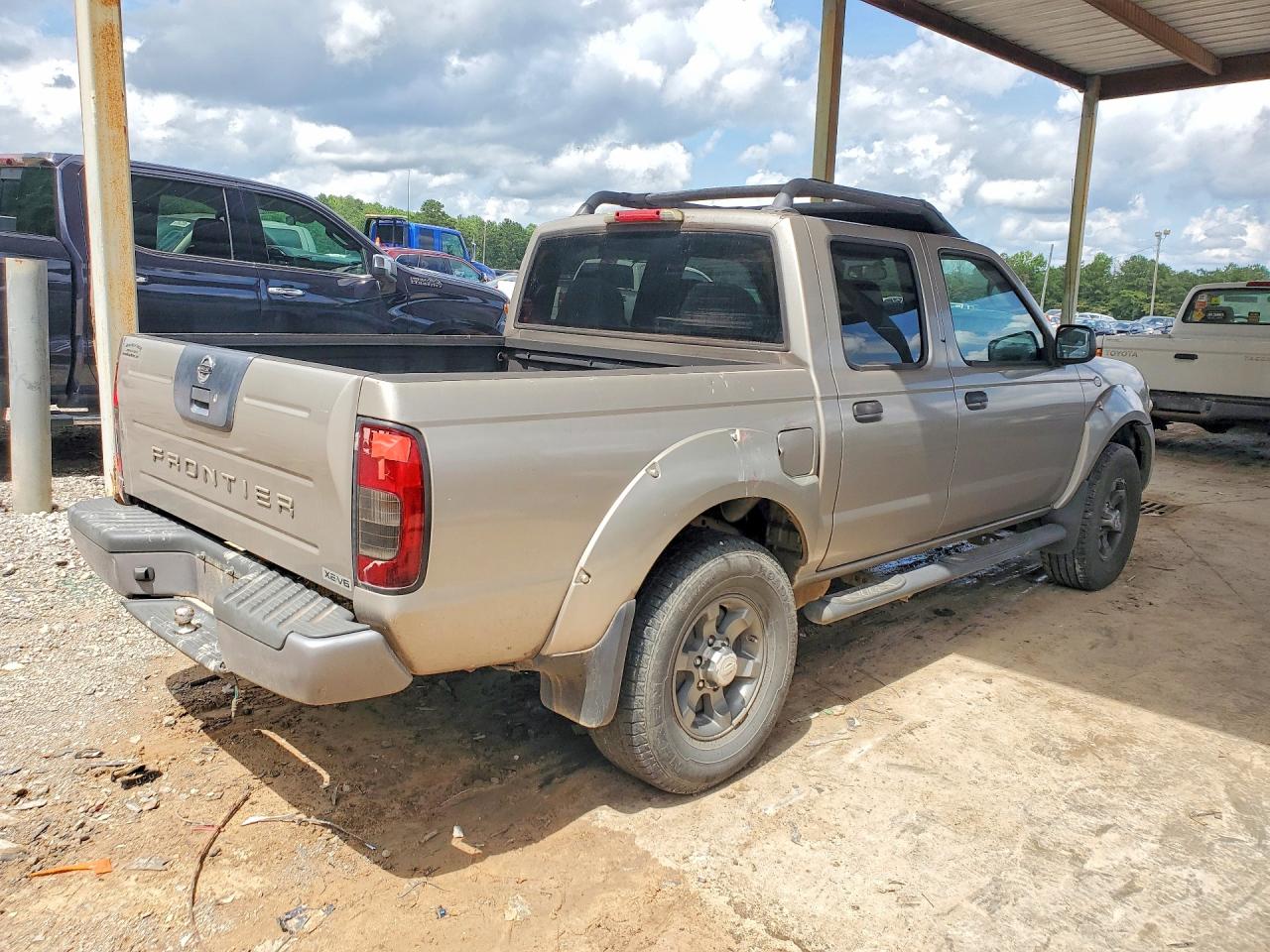 2004 Nissan Frontier Crew Cab Xe V6 Silver vin: 1N6ED27TX4C410702
