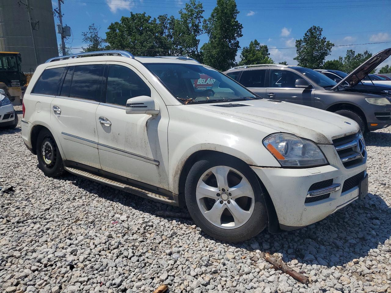 2012 Mercedes-benz Gl 450 4matic White vin: 4JGBF7BE3CA794656