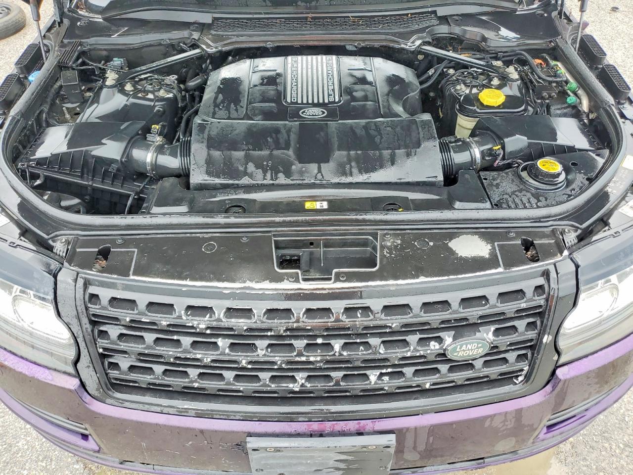2015 Land Rover Range Rover Supercharged Purple vin: SALGS2TF1FA235183